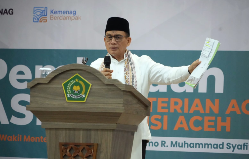 Wamenag Usul SNPMB Tanpa Manual, E-Rapor Dinilai Lebih Transparan